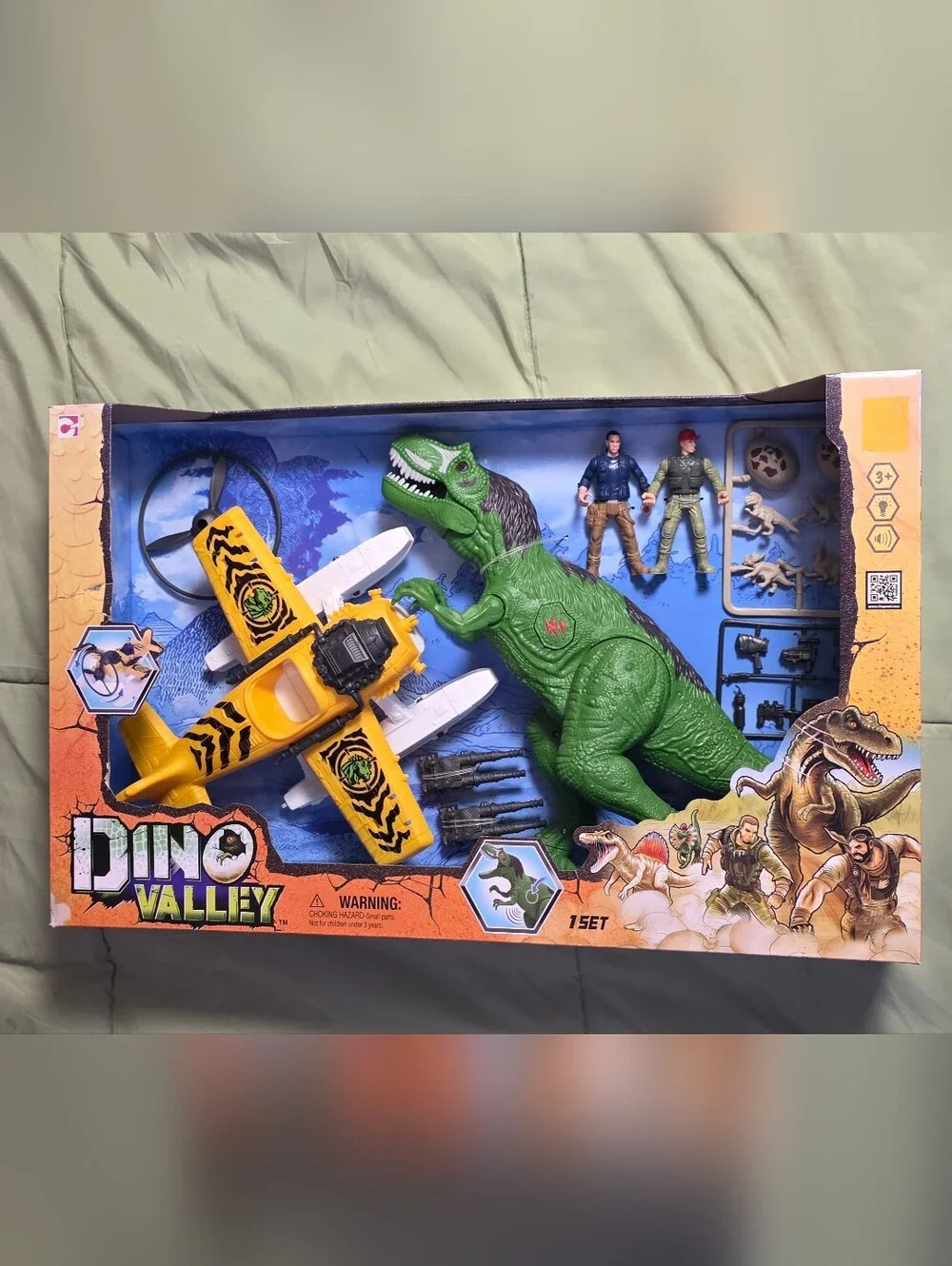 Chap Mei Dino Valley Seaplane Dino Mission Playset